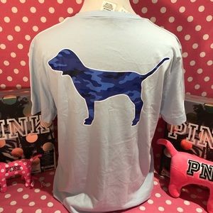 NWT VS PINK Camo Campus Tee